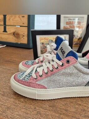 P448 Glitter Low Top Sneakers – Size EU 36 / US 6